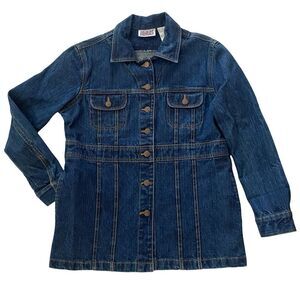 Vintage 80s Bill Blass Jeans Denim Jacket Size PM